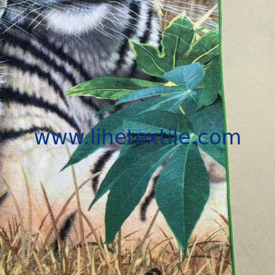 Unusual design Swimming display Tiger Stunning Animal Print Beach towel