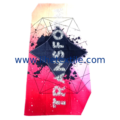Custom 100% Cotton Digital Printed Beach Towels with logo