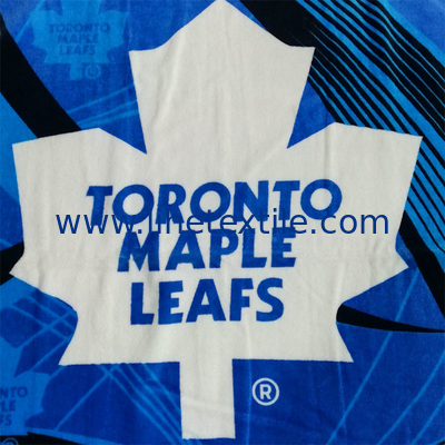 Custom 100% cotton large beach towel with logo printed luxury designer beach towel wholesale