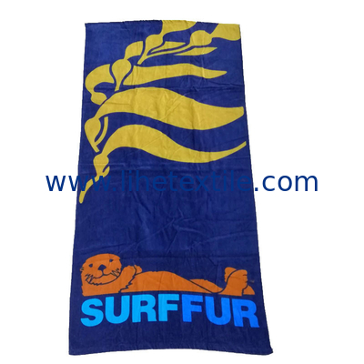Factory directly Low MOQ custom beach towel 100% cotton beach towels with logo custom print