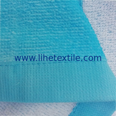 Wholesale multi-color reactive printing summer 100% cotton velour beach Towels