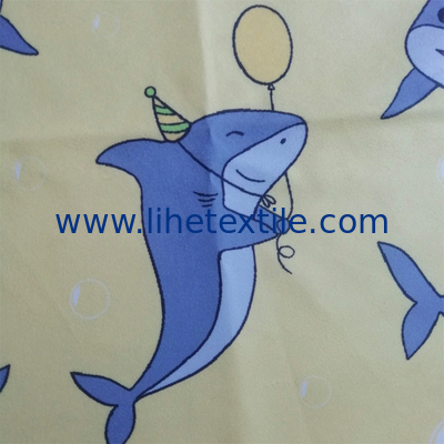 customized designer print fast drying microfiber printed shaped beach towel of shark