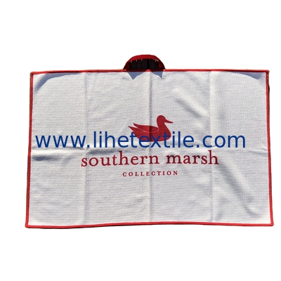Sample Free Microfiber Sandfree Custom RPET Waffle Beach Towel