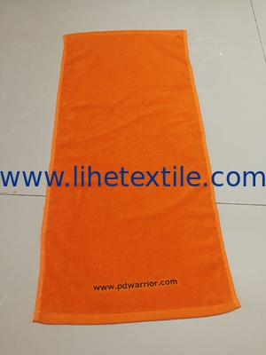 Wholesale super cheap 100% cotton custom fabric plain color embroidery logo beach towel
