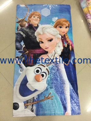 Factory Cheap bulk wholesale microfiber cartoon beach bath towel