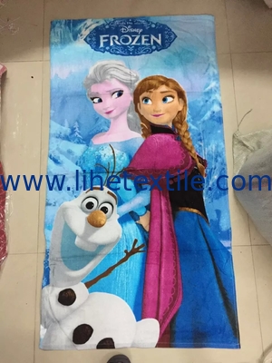 Factory Cheap bulk wholesale microfiber cartoon beach bath towel