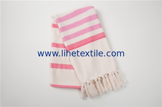 Modern Simplicity Soft 100% Cotton Flat Weave Cotton Fringes Turkish Beach Towel