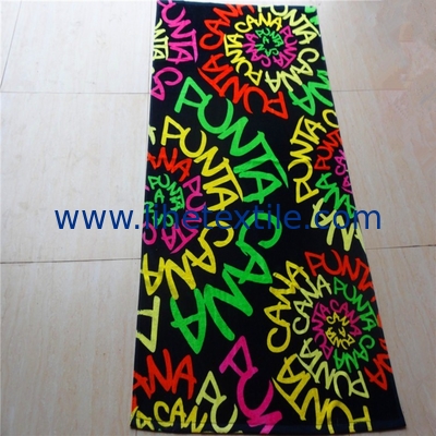 Wholesale Custom 100% cotton Oversized Monogrammed Cheap Large Personalized Cotton Beach Towel