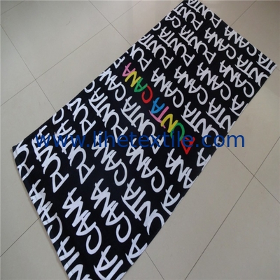 Wholesale Custom 100% cotton Oversized Monogrammed Cheap Large Personalized Cotton Beach Towel