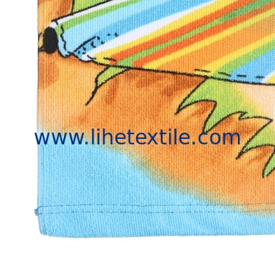 For Kids Custom logo Digital Printing Terry Cotton Character Cartoon Bath Beach Towel