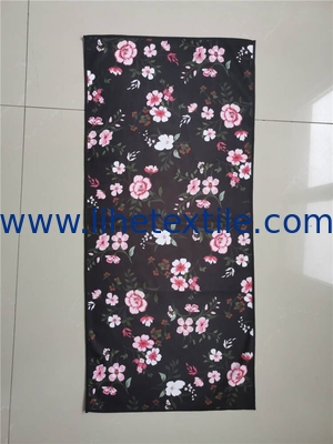 400gsm heavy luxury sublimatedmicrofiber custom printed flower small hand face beach towel