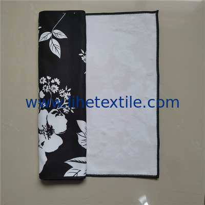 400gsm heavy luxury sublimatedmicrofiber custom printed flower small hand face beach towel