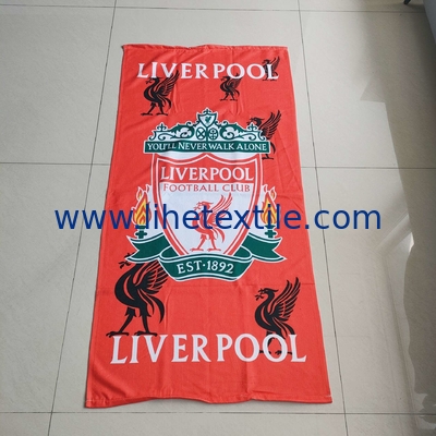 Hot Selling Cheap Microfiber Custom 70*140cm Red Flamingos Sublimation Photos Printed Beach Towel With Logo