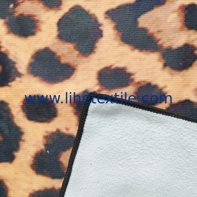 Quick Dry Absorbent Terry Cloth Towel Oversized Sand Free Swim Towel Sexy Spotted Cheetah Leopard Print Beach Towel for