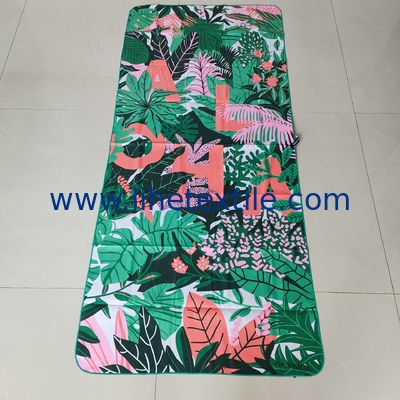Wholesale Custom Lightweight Sublimated Digital Printed Microfiber  Beach Towels