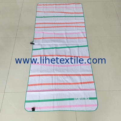 Wholesale Custom Lightweight Sublimated Digital Printed Microfiber  Beach Towels