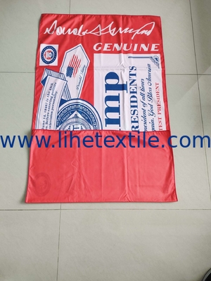 Wholesale soft microfibre beach towel with logo custom design digital printing red microfiber suede beach towel