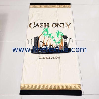 Summer sublimation wholesale beach towel large microfibre high quality souvenir oversized xl fun thick beach towel custo