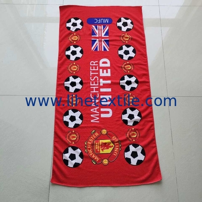 wholesale 70*140 cm 230 g custom Printed Beach towel microfiber fabrics cheap beach towel