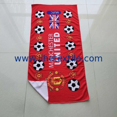 wholesale 70*140 cm 230 g custom Printed Beach towel microfiber fabrics cheap beach towel
