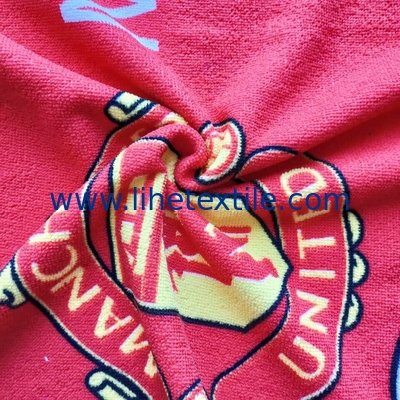 wholesale 70*140 cm 230 g custom Printed Beach towel microfiber fabrics cheap beach towel