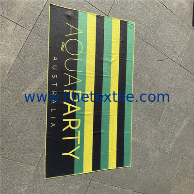 Waffle microfiber beach towel microfibre waffle weave knit beach towel sand free custom microfiber beach towels