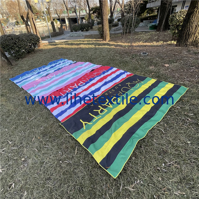 Waffle microfiber beach towel microfibre waffle weave knit beach towel sand free custom microfiber beach towels