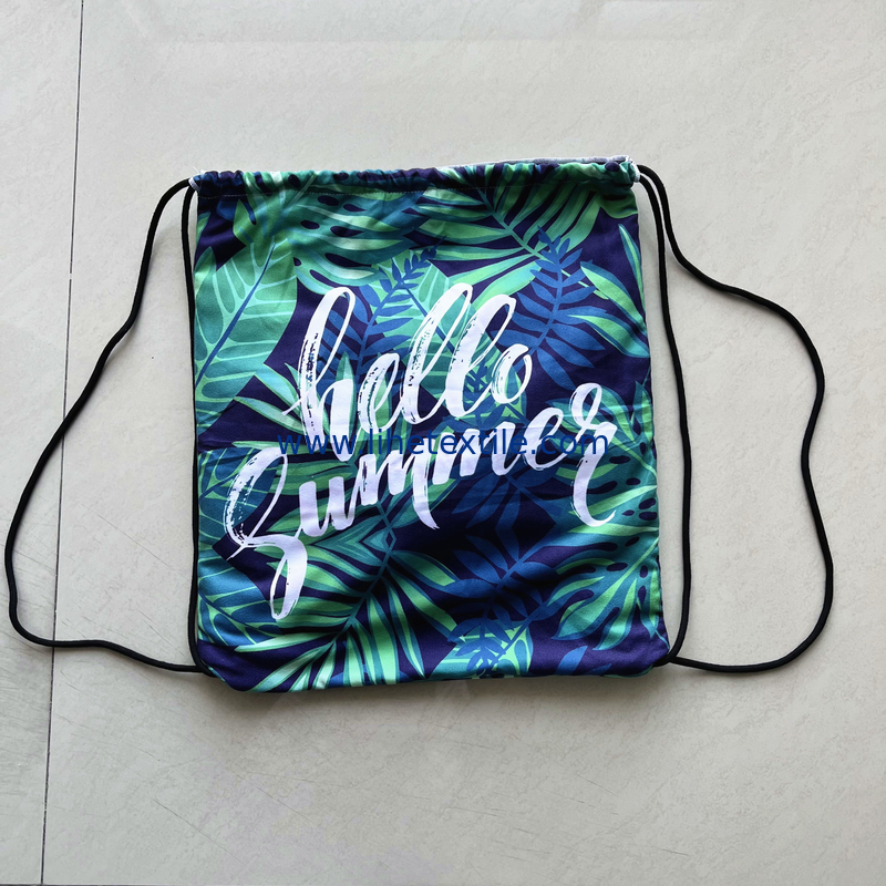 Large Recycled Microfiber quick dry Factory Direct China beach bag towel bag beach towel beach bag with logo