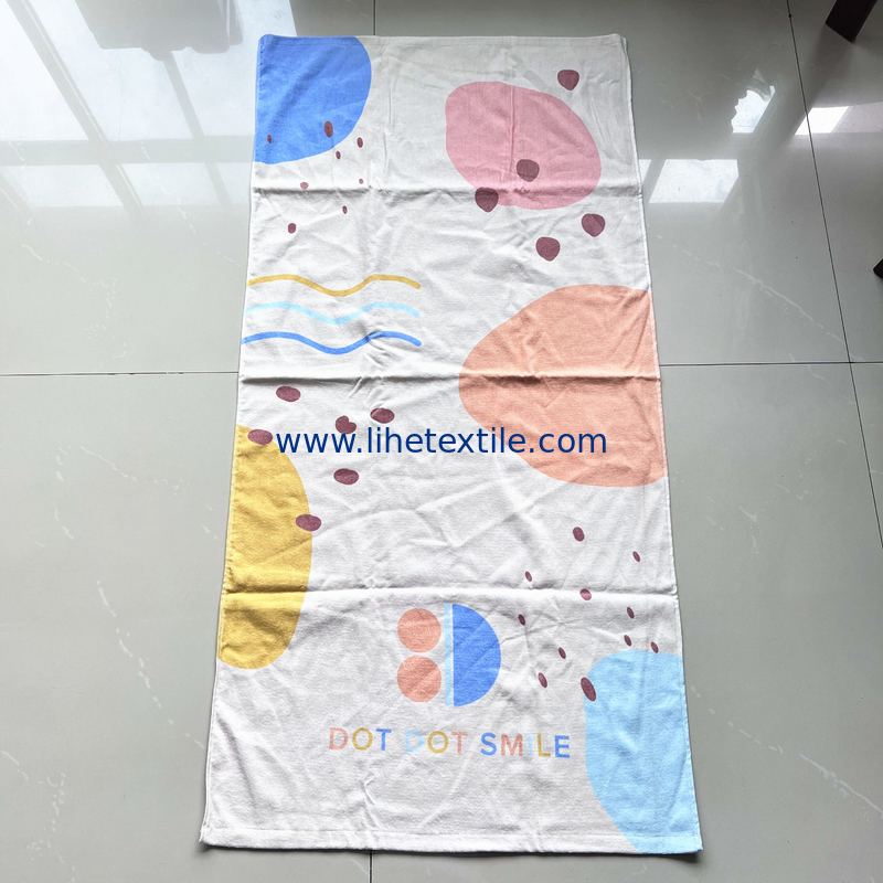For Kids 100% Cotton With Cartoon Character Terry Cotton beach towels with logo