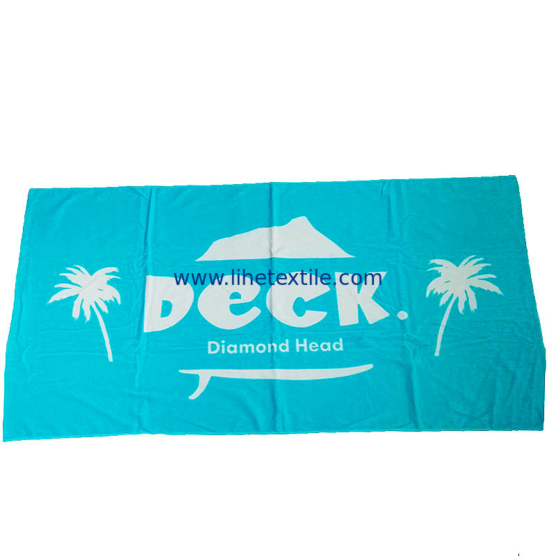 Hot summer customised beach towels with logo custom print sand free personalized beach towels eco friendly beach towel