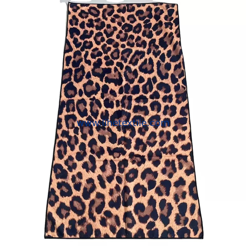 Microfiber beach towel 70*140CM custom Size 100% cotton bath white beach towels with logo custom print