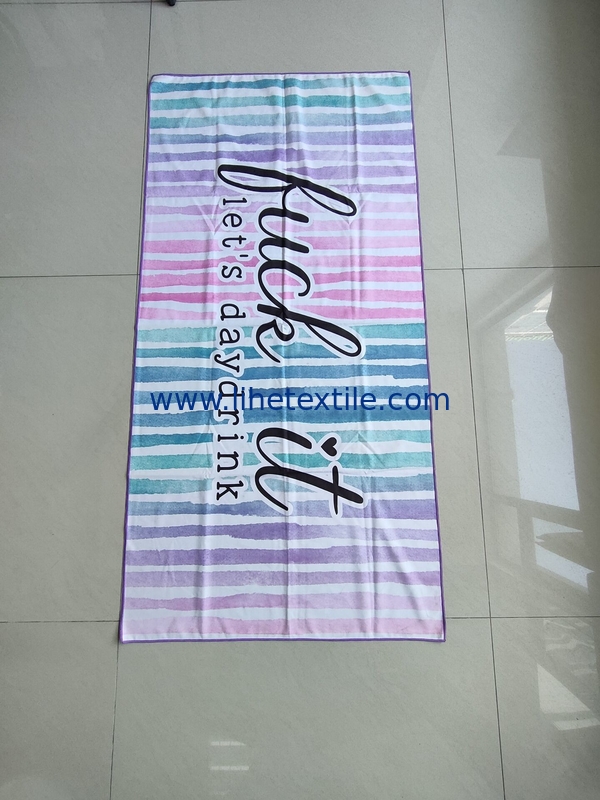 Hotsale custom microfiber oversized recycled beach towel with logo quick dry beach towel