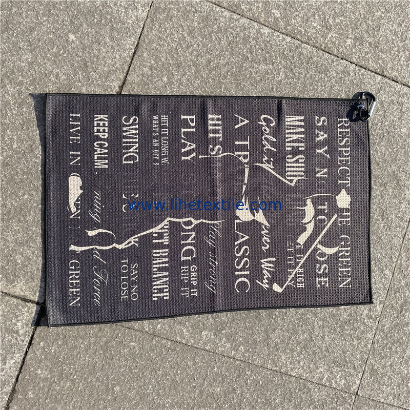 wholesale sand free  waffle microfiber beach towel quick dry custom print personalized beach towels with logo