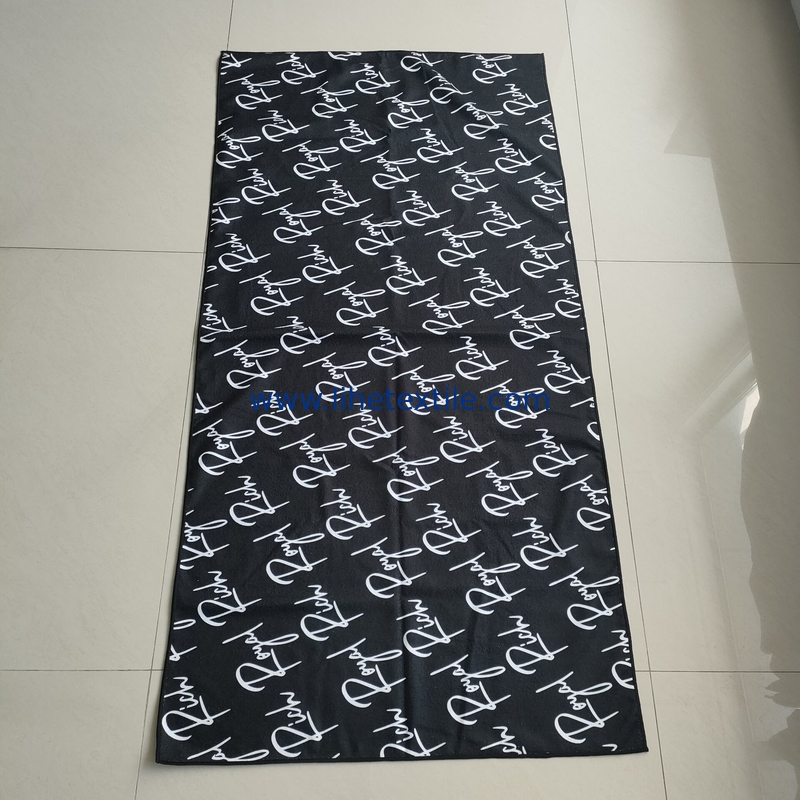 Manufacturer supply microfiber light weight beach towel summer custom print sand free beach towel with logo