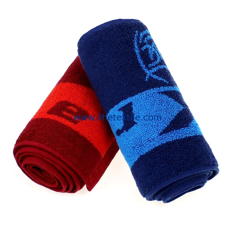 Personalised Custom 100%cotton Woven Beach Towels Jacquard Sports Towel Jacquard Beach Towel with Logo