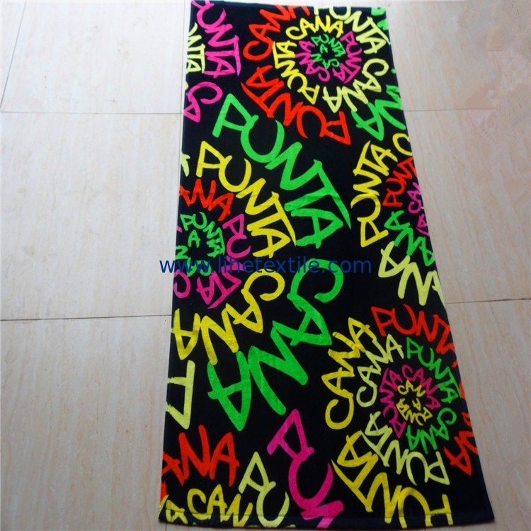 Wholesale Custom 100% cotton Oversized Monogrammed Cheap Large Personalized Cotton Beach Towel